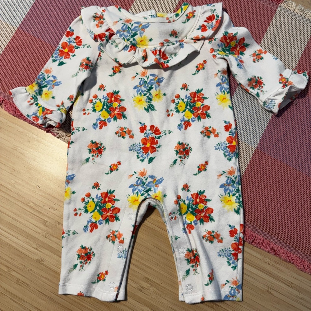 Janie and Jack Floral Romper